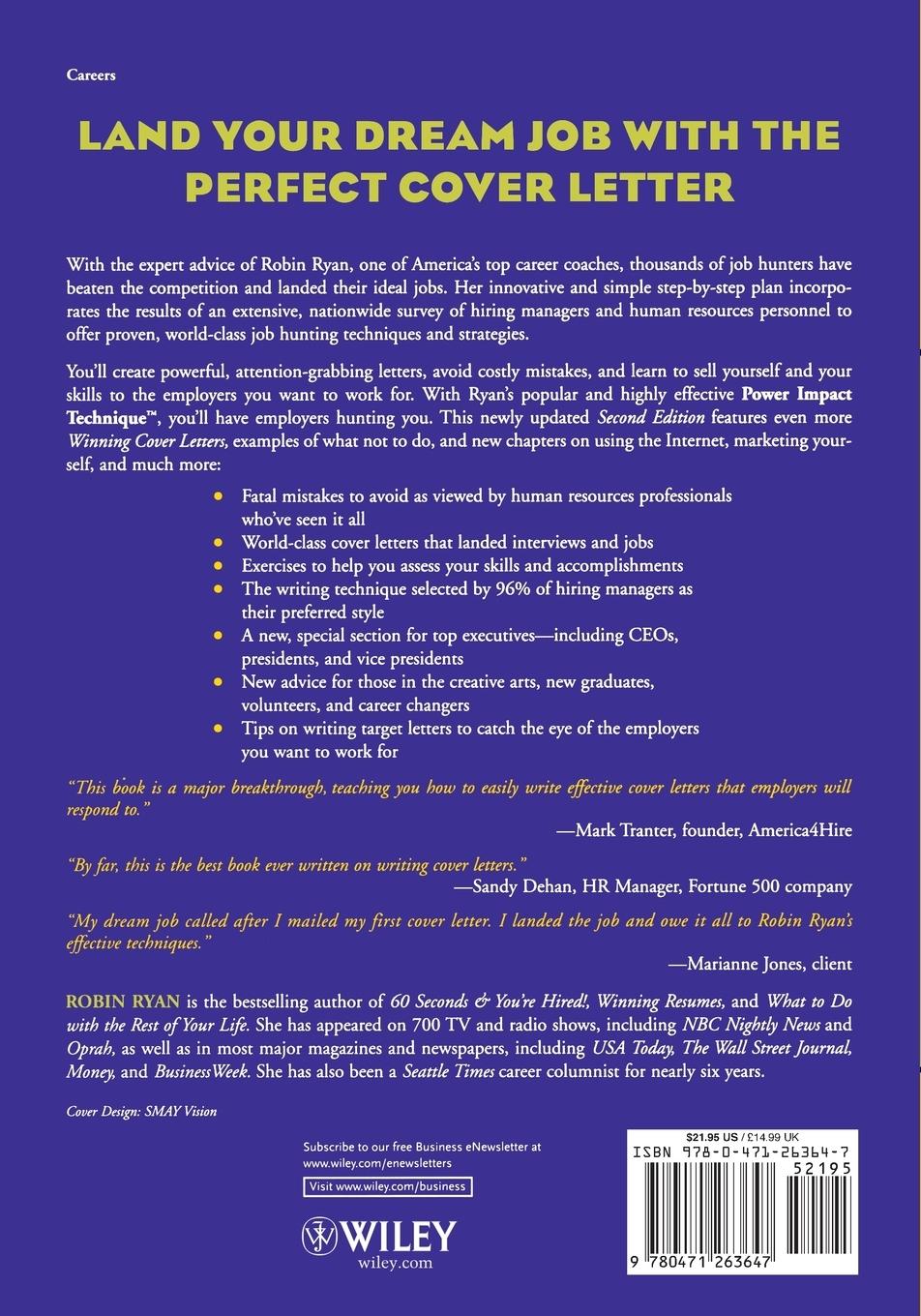 Rückseitencover Winning Cover Letters