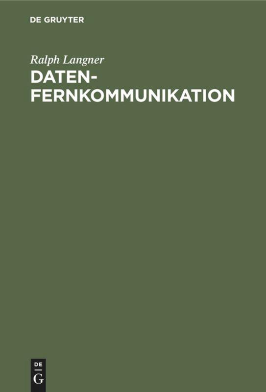 Vorderes Coverbild Datenfernkommunikation