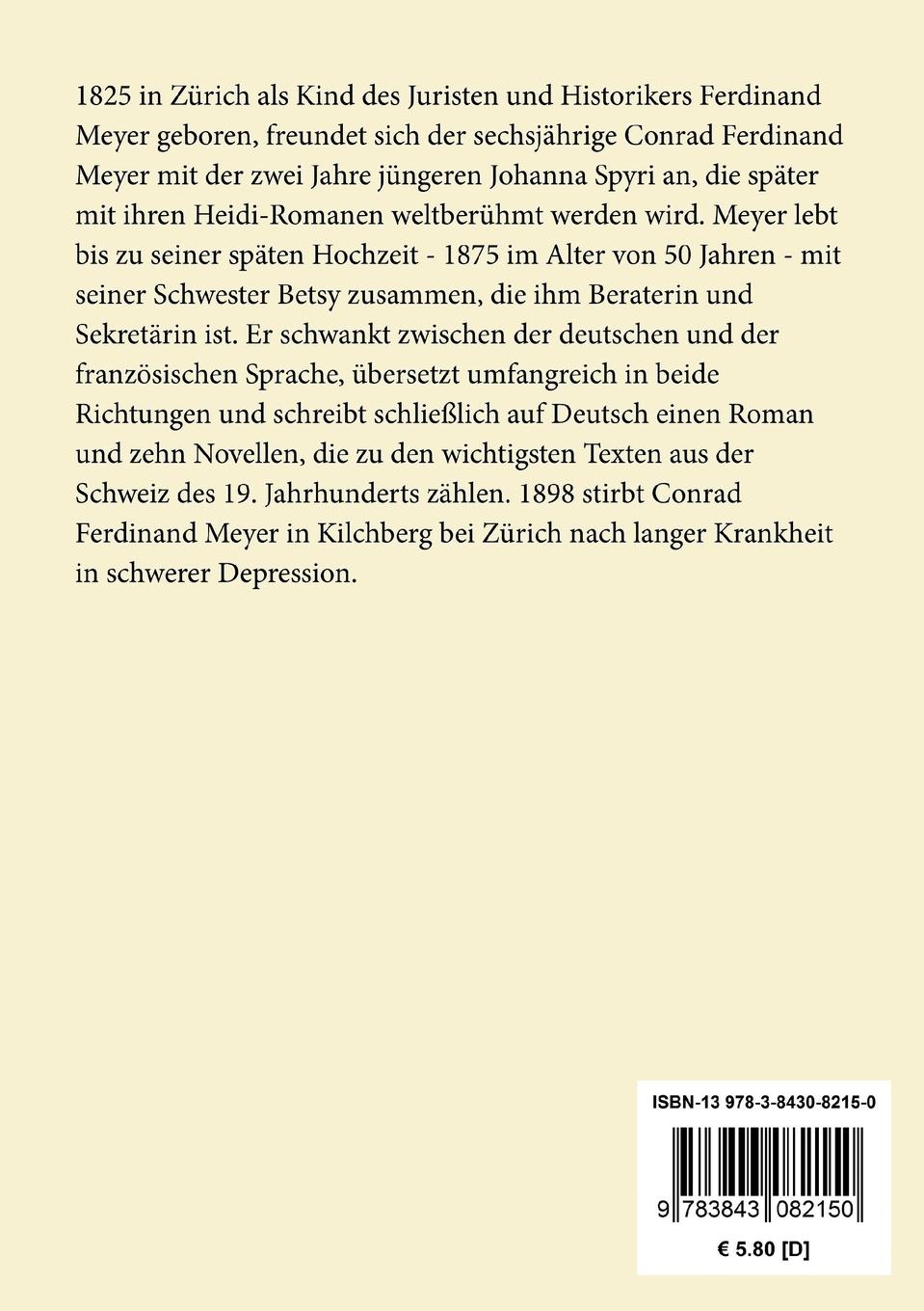 Rückseitencover Huttens letzte Tage