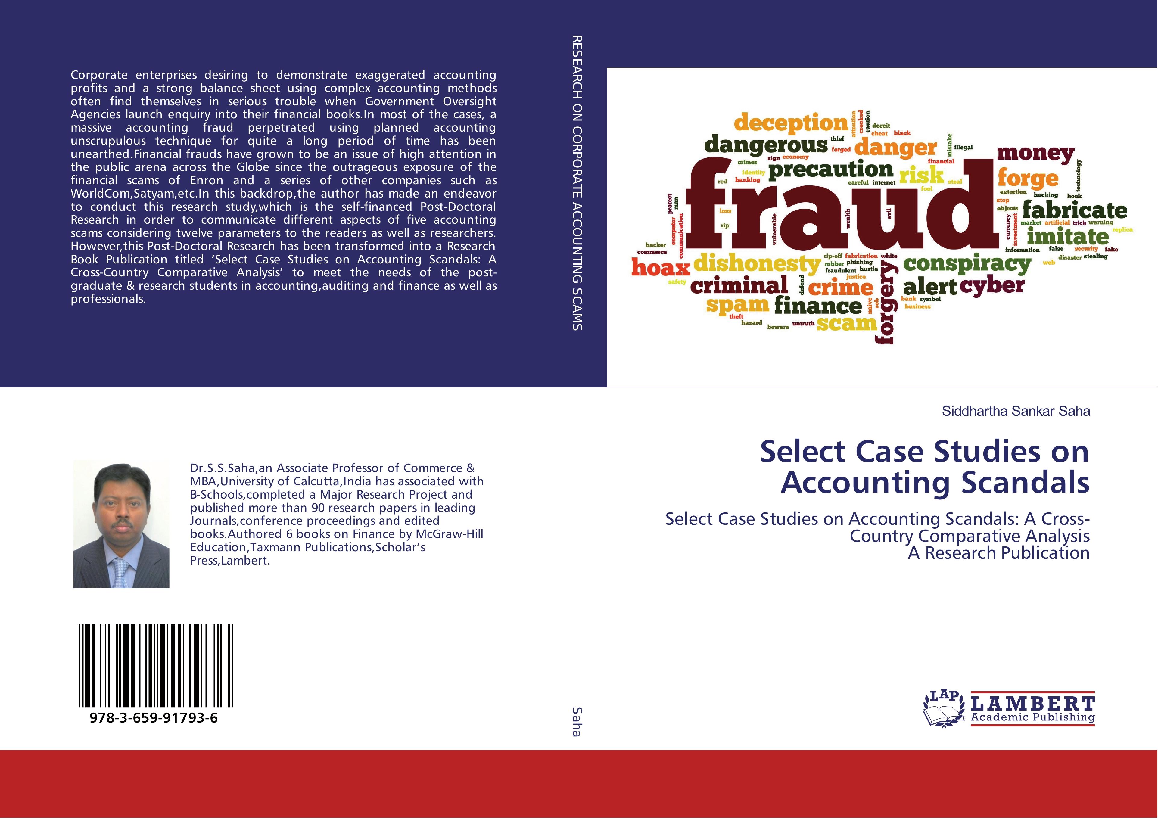 Vorderes Coverbild Select Case Studies on Accounting Scandals