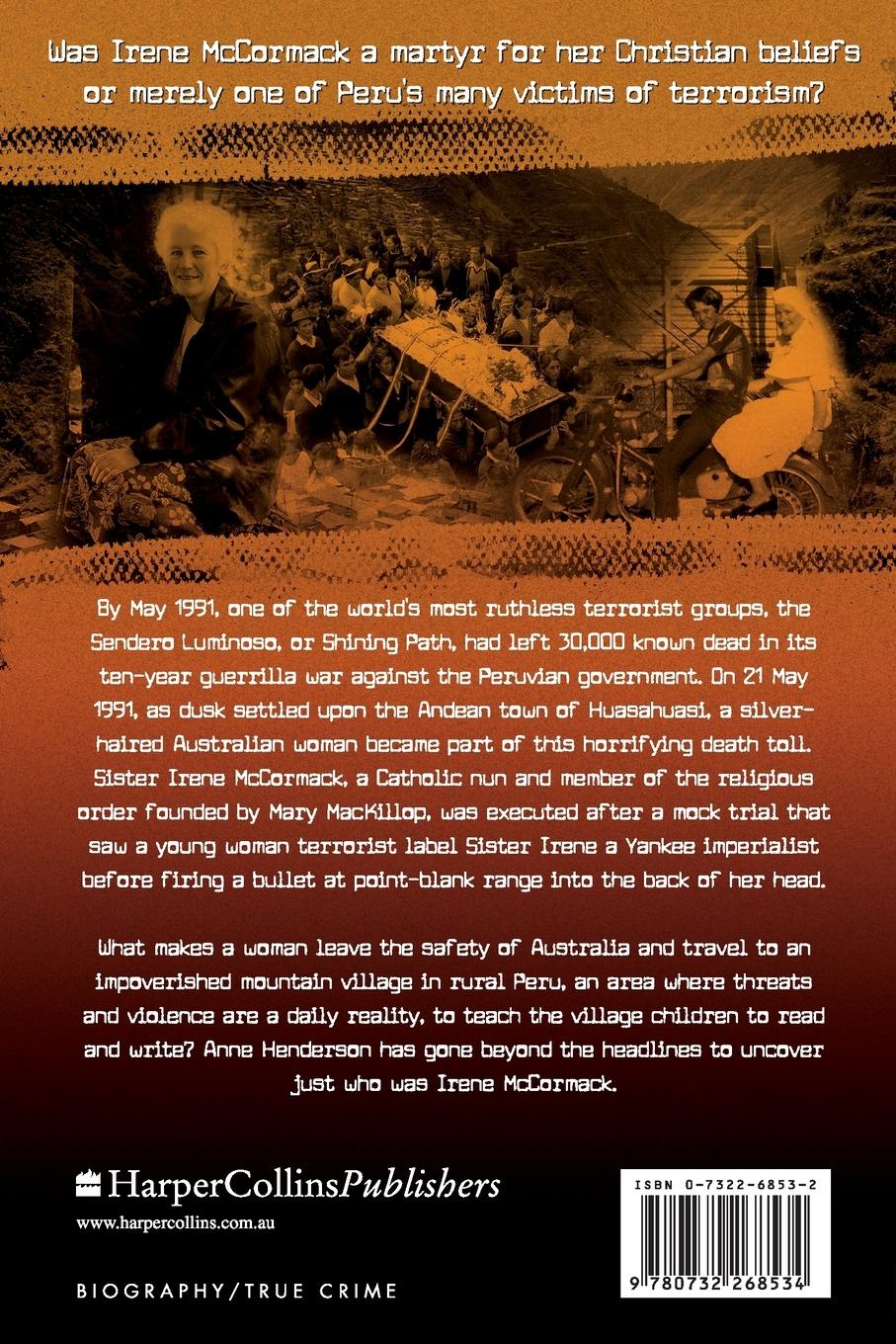 Rückseitencover Killing of Sister McCormack