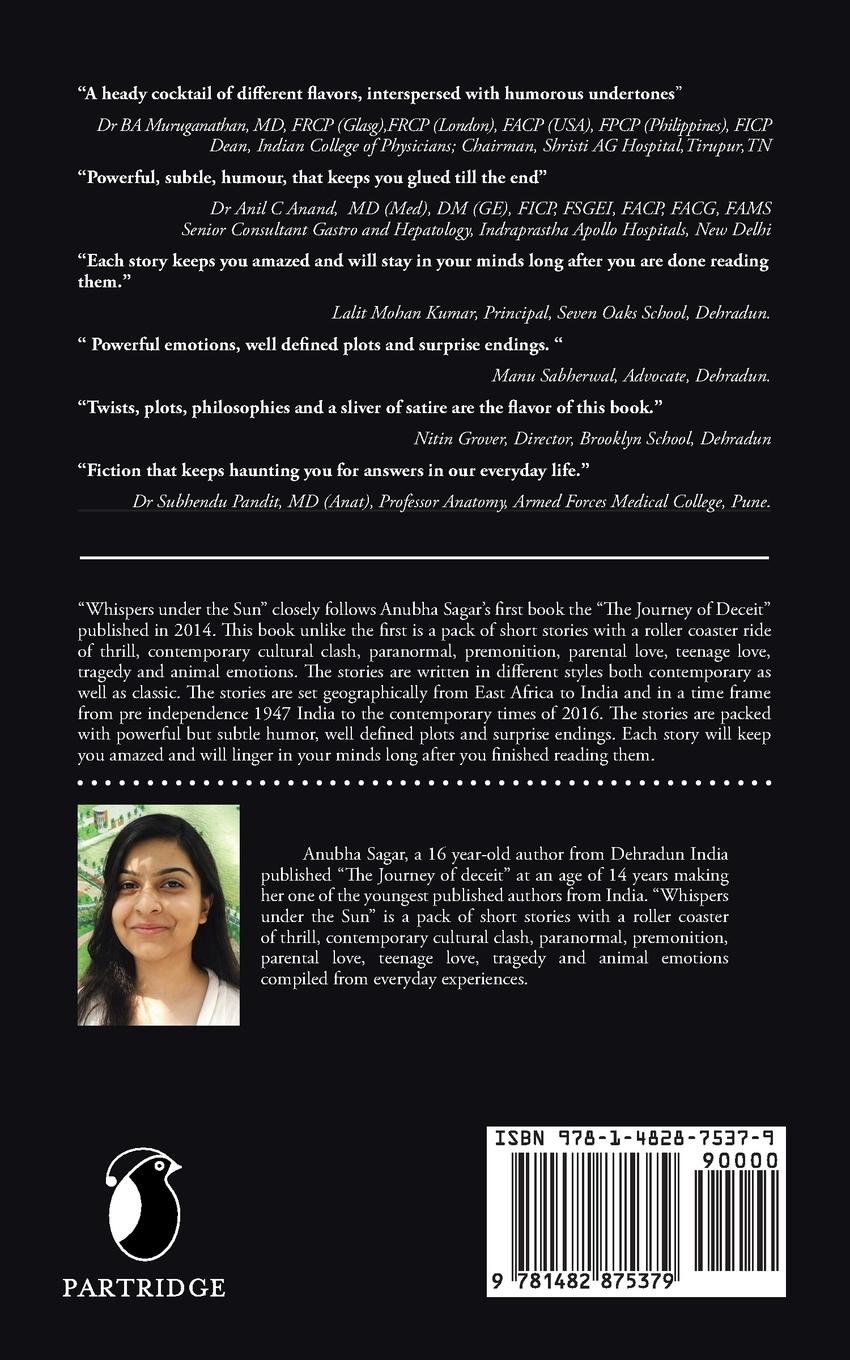 Rückseitencover Whispers Under the Sun