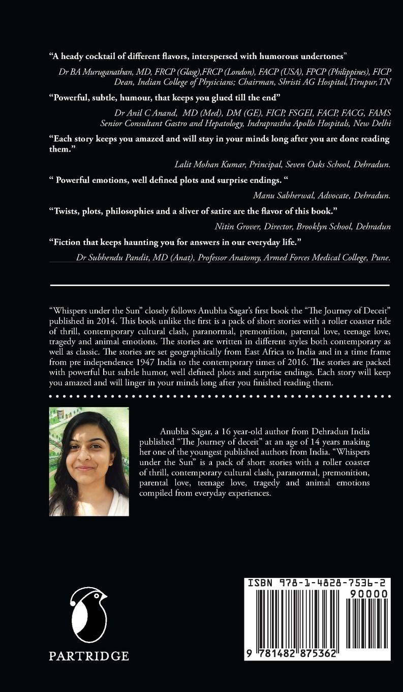 Rückseitencover Whispers Under the Sun