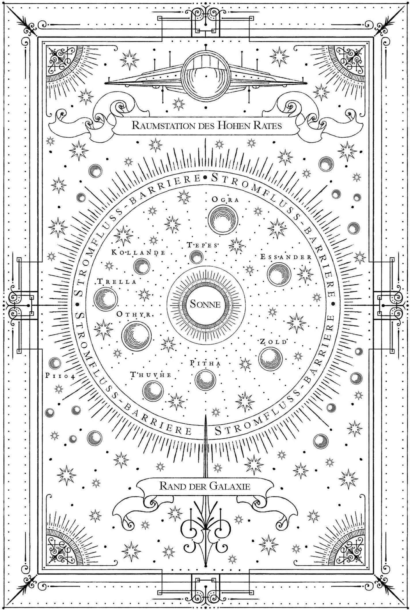 Beispielinhalt (Bild) Rat der Neun - Gezeichnet