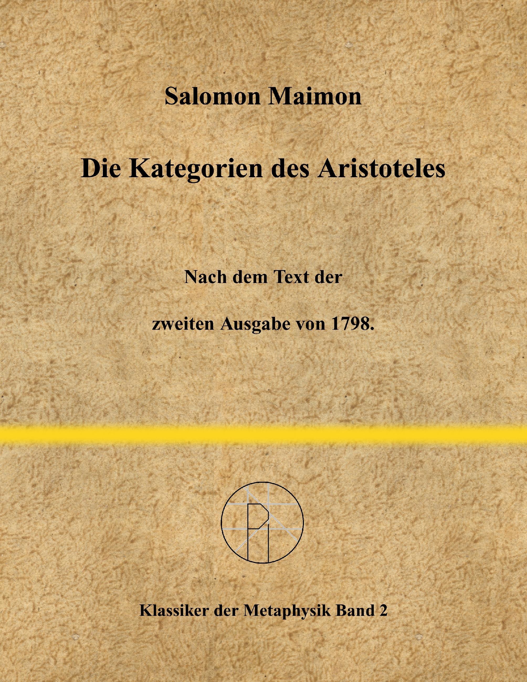 Vorderes Coverbild Die Kategorien des Aristoteles