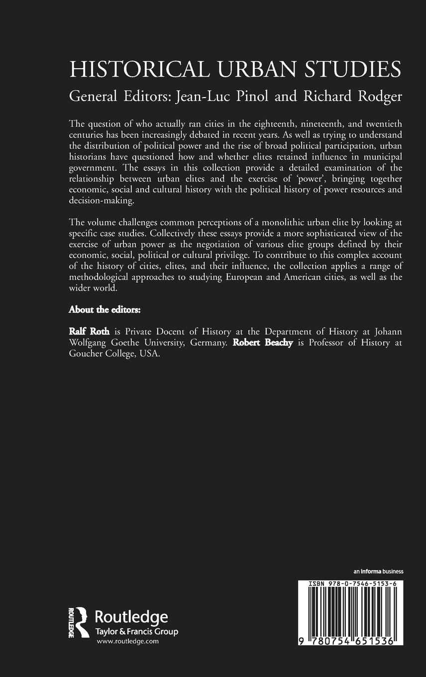 Rückseitencover Who Ran the Cities?