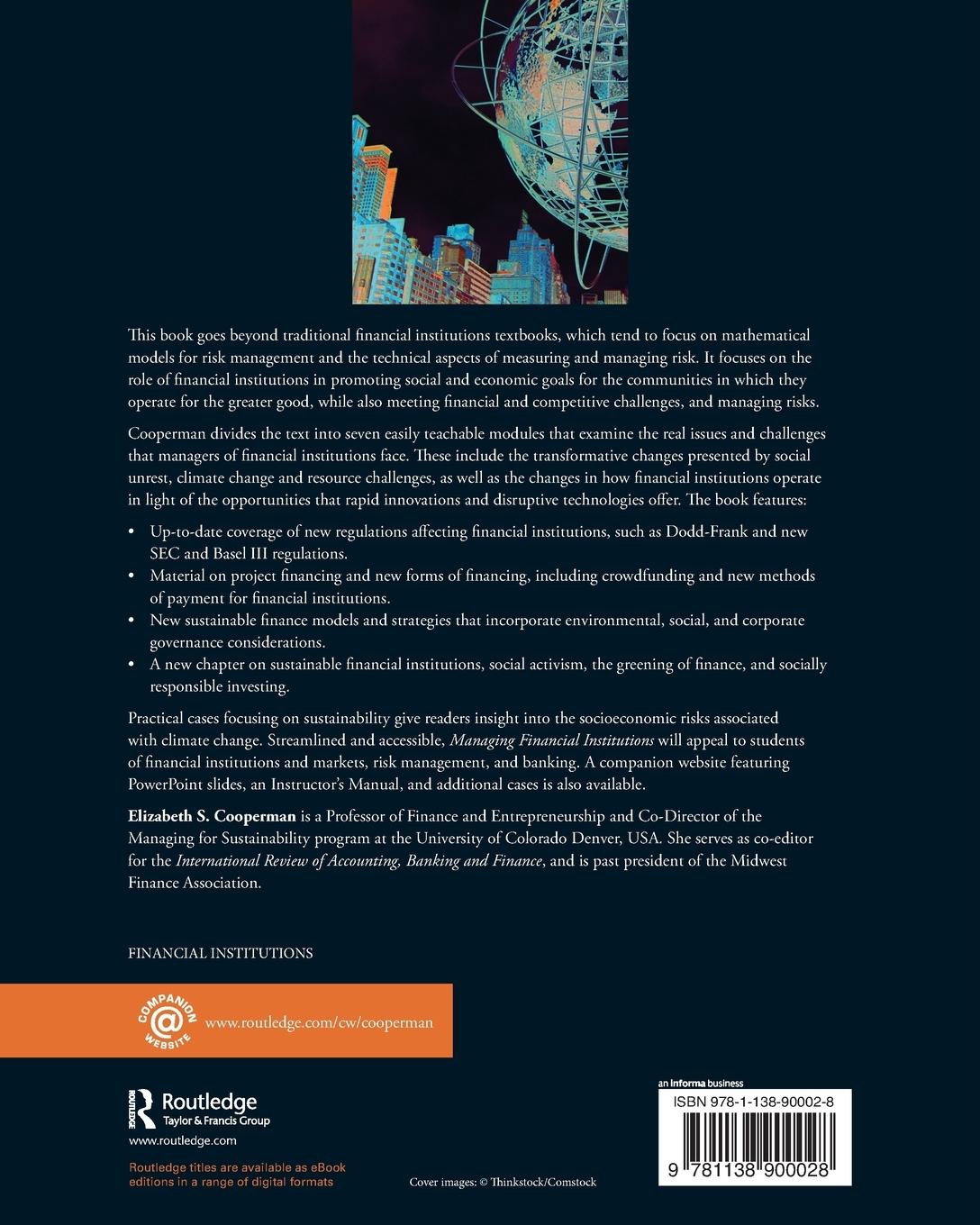 Rückseitencover Managing Financial Institutions