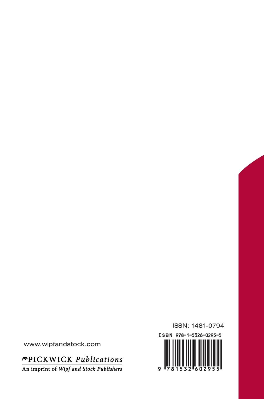 Rückseitencover McMaster Journal of Theology and Ministry