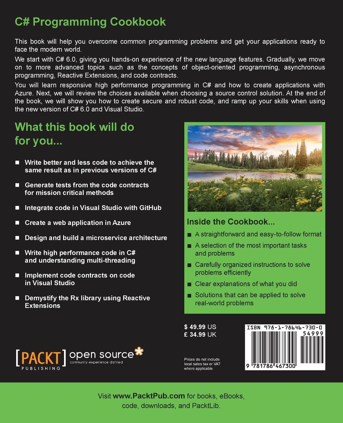 Rückseitencover C# Programming Cookbook