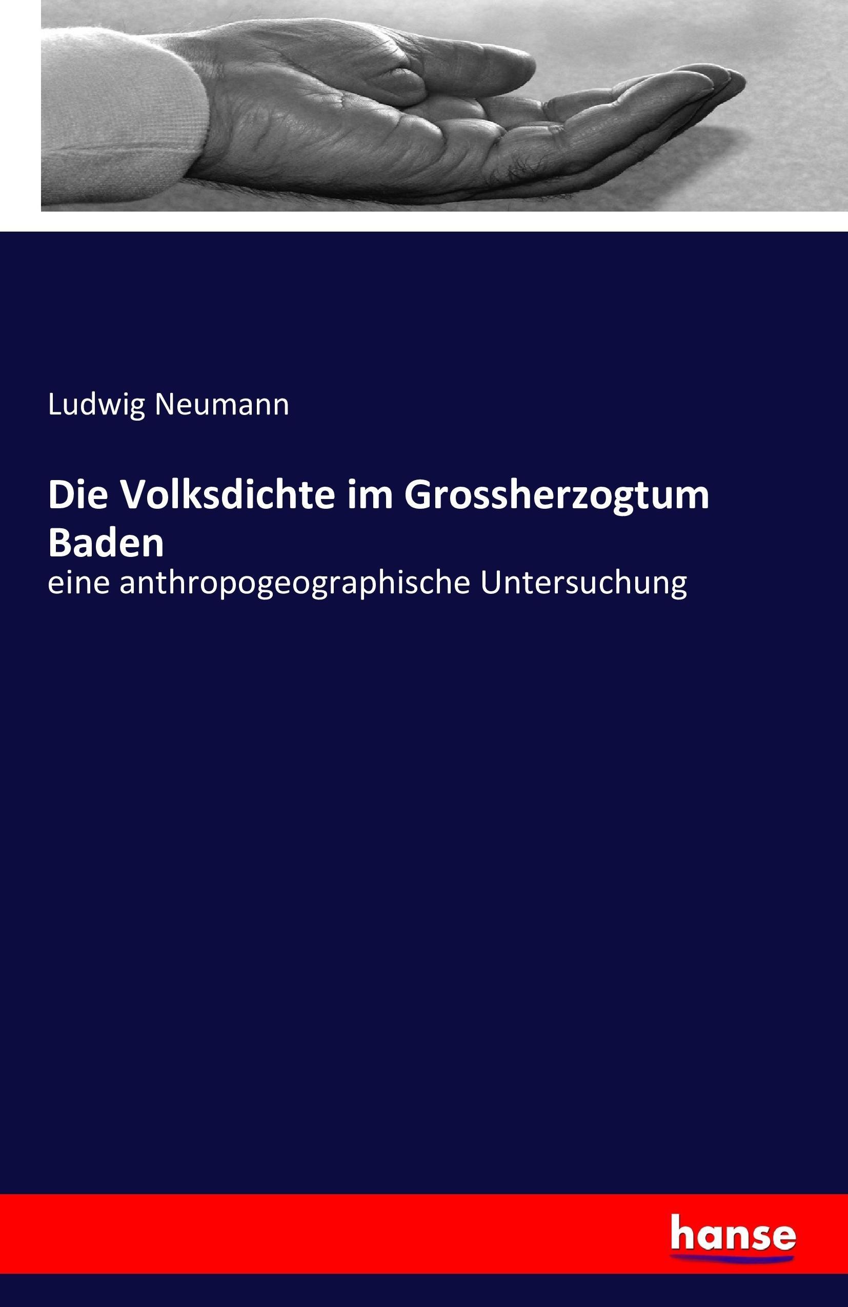Vorderes Coverbild Die Volksdichte im Grossherzogtum Baden
