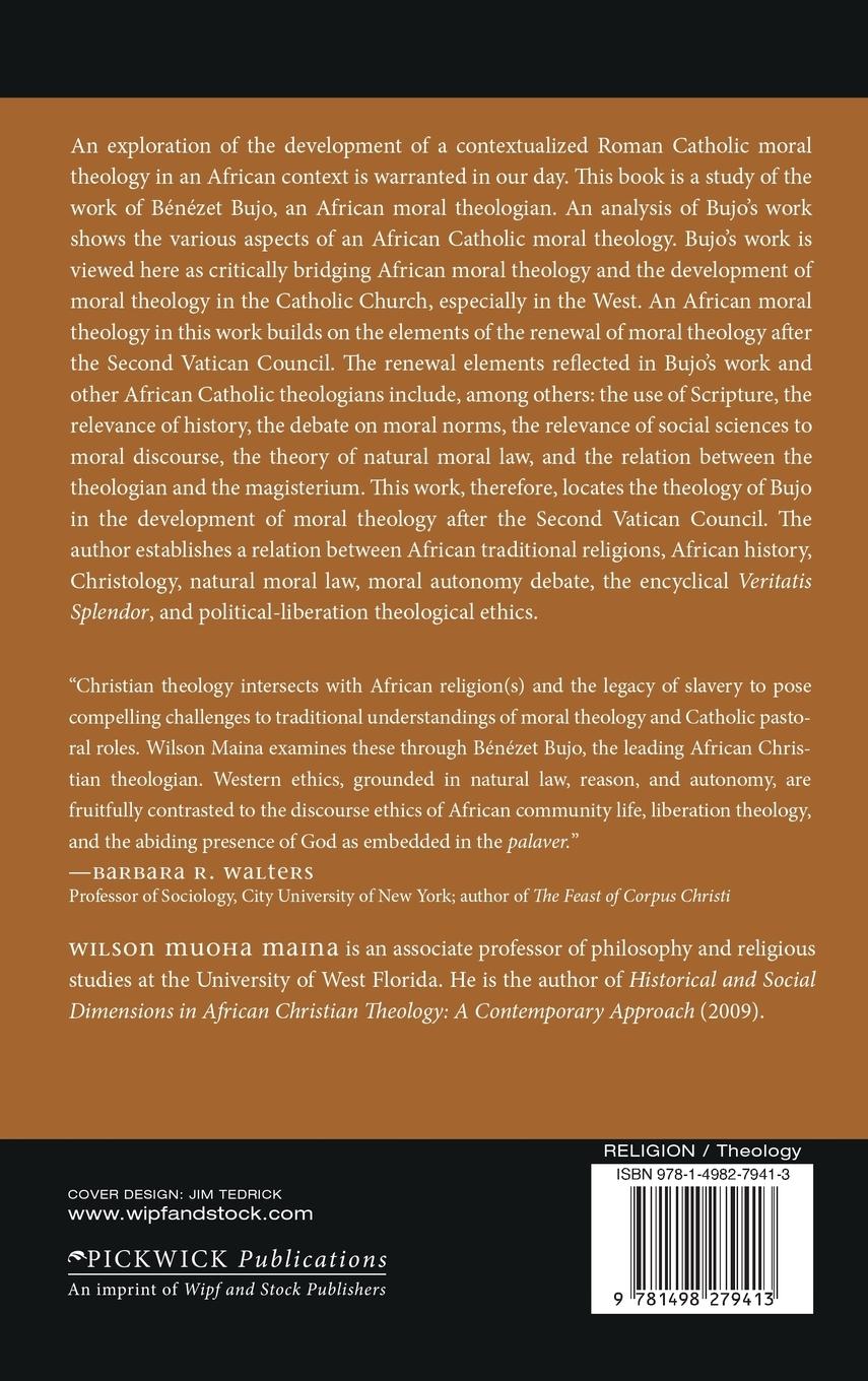 Rückseitencover The Making of an African Christian Ethics