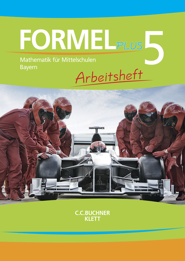 Vorderes Coverbild Formel plus 5. Arbeitsheft. Bayern