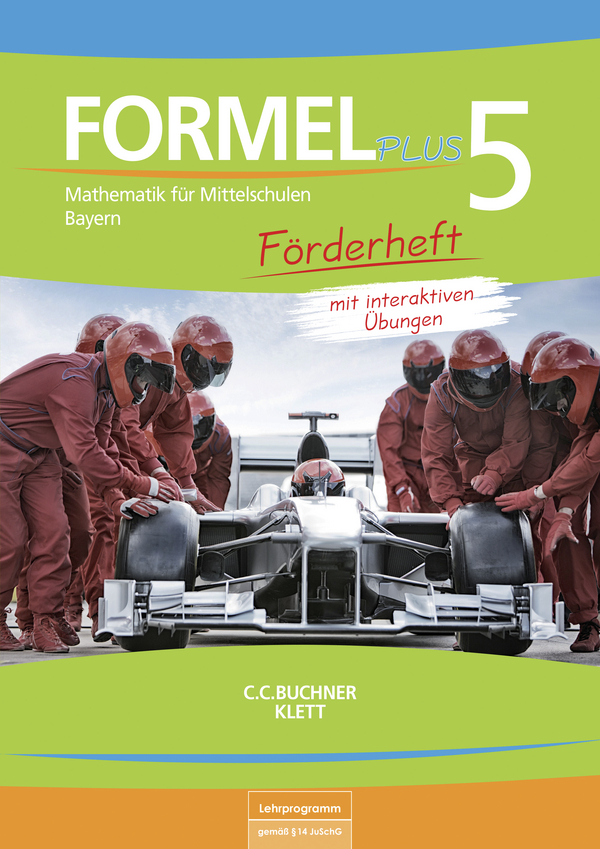 Vorderes Coverbild Formel PLUS 5 Förderheft