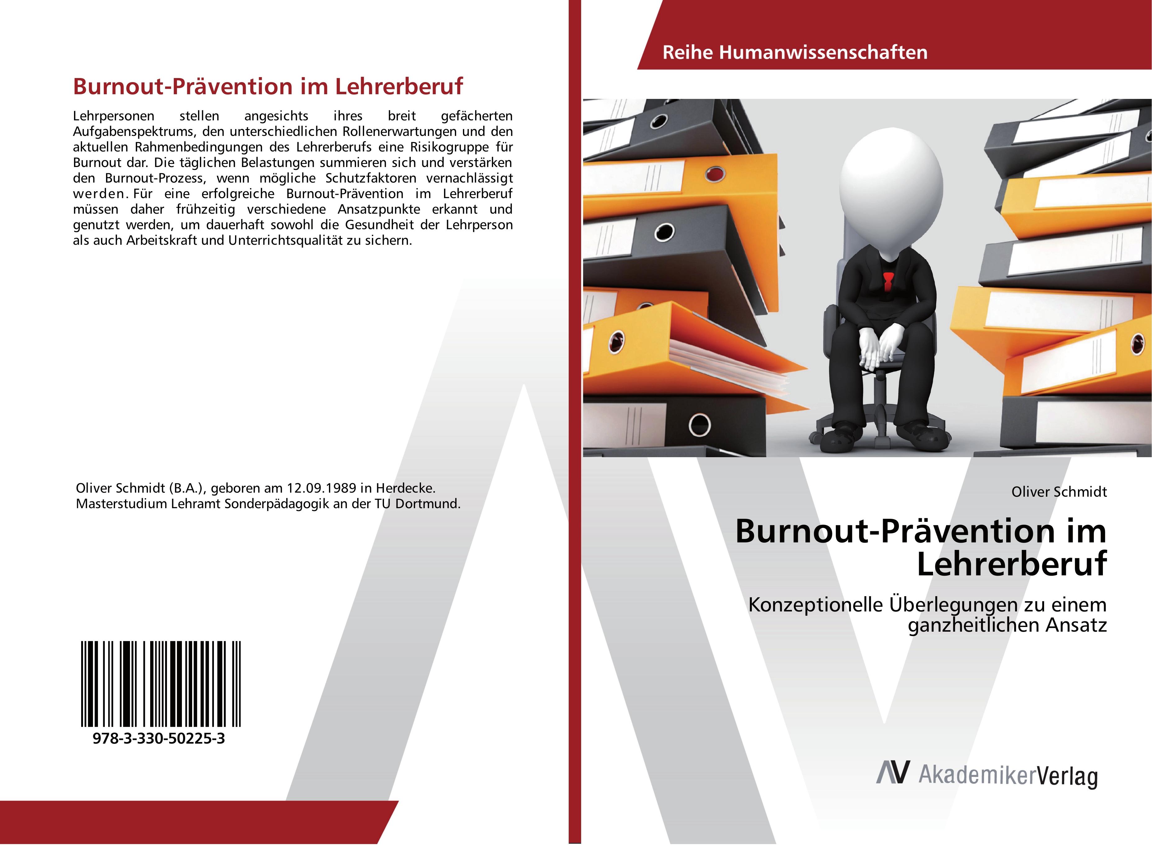 Vorderes Coverbild Burnout-Prävention im Lehrerberuf