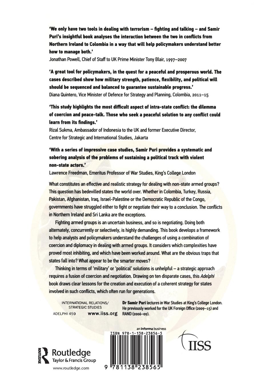 Rückseitencover Fighting and Negotiating with Armed Groups