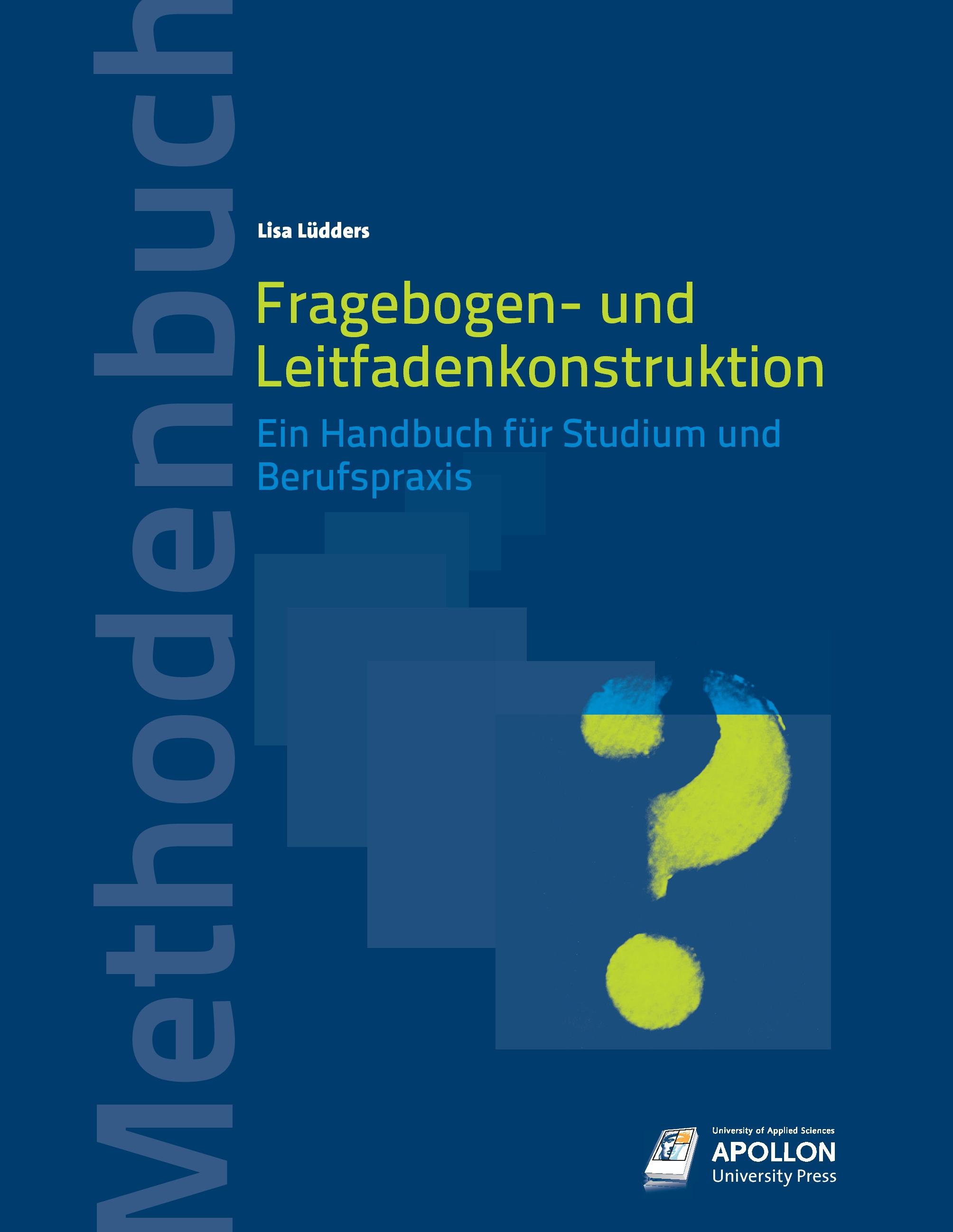 Vorderes Coverbild Fragebogen- und Leitfadenkonstruktion