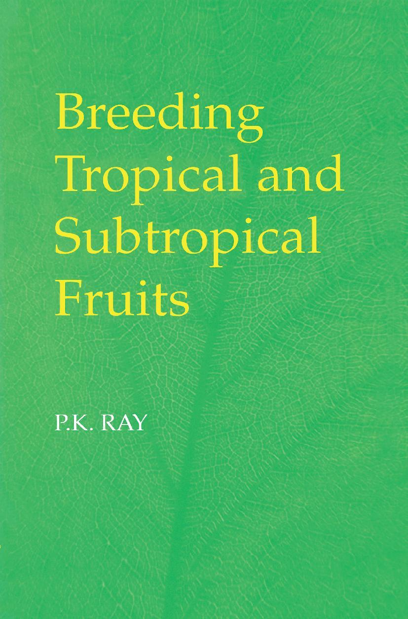Vorderes Coverbild Breeding Tropical and Subtropical Fruits