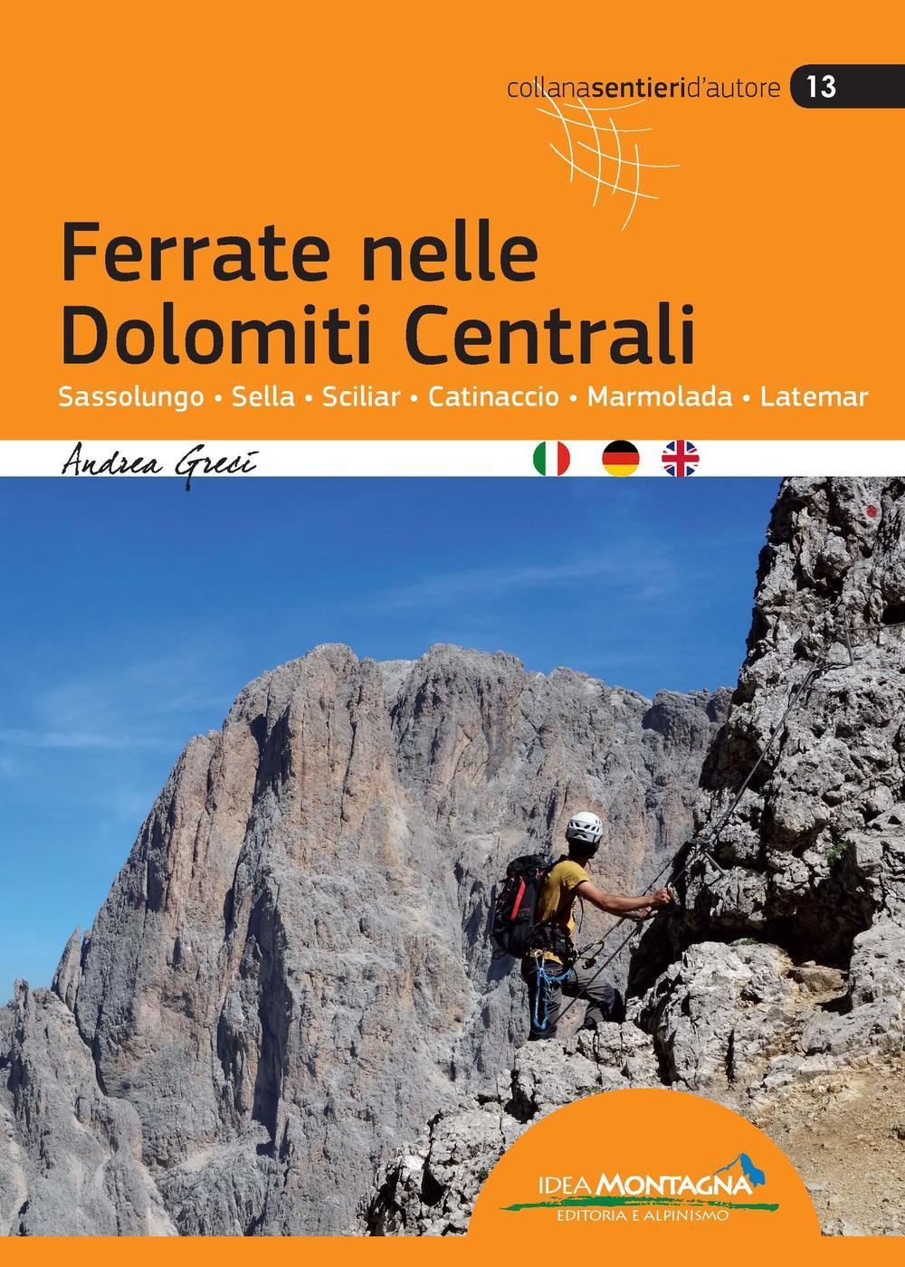 Vorderes Coverbild Ferrate nelle Dolomiti Centrali