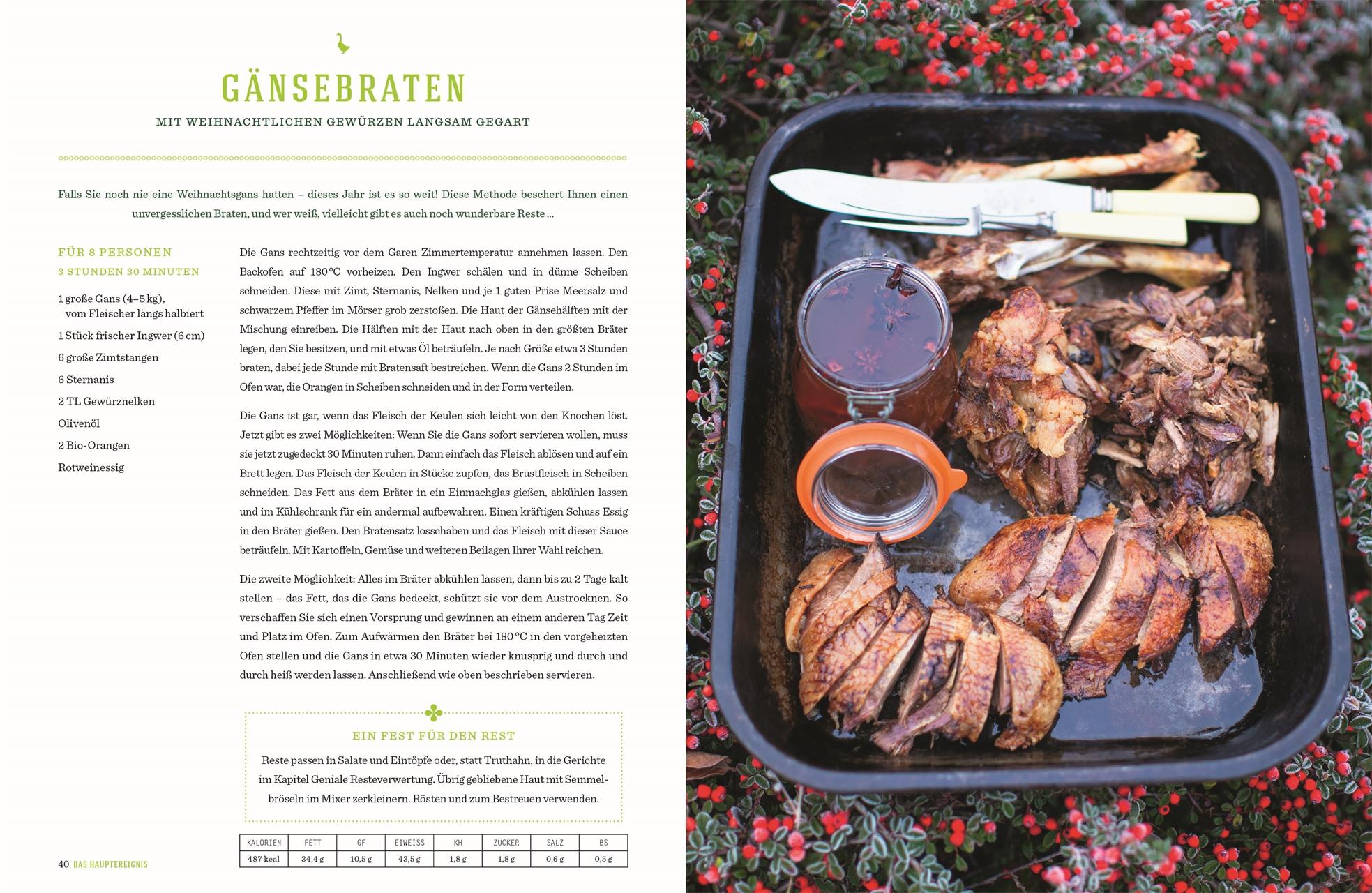 Beispielinhalt (Bild) Weihnachtskochbuch