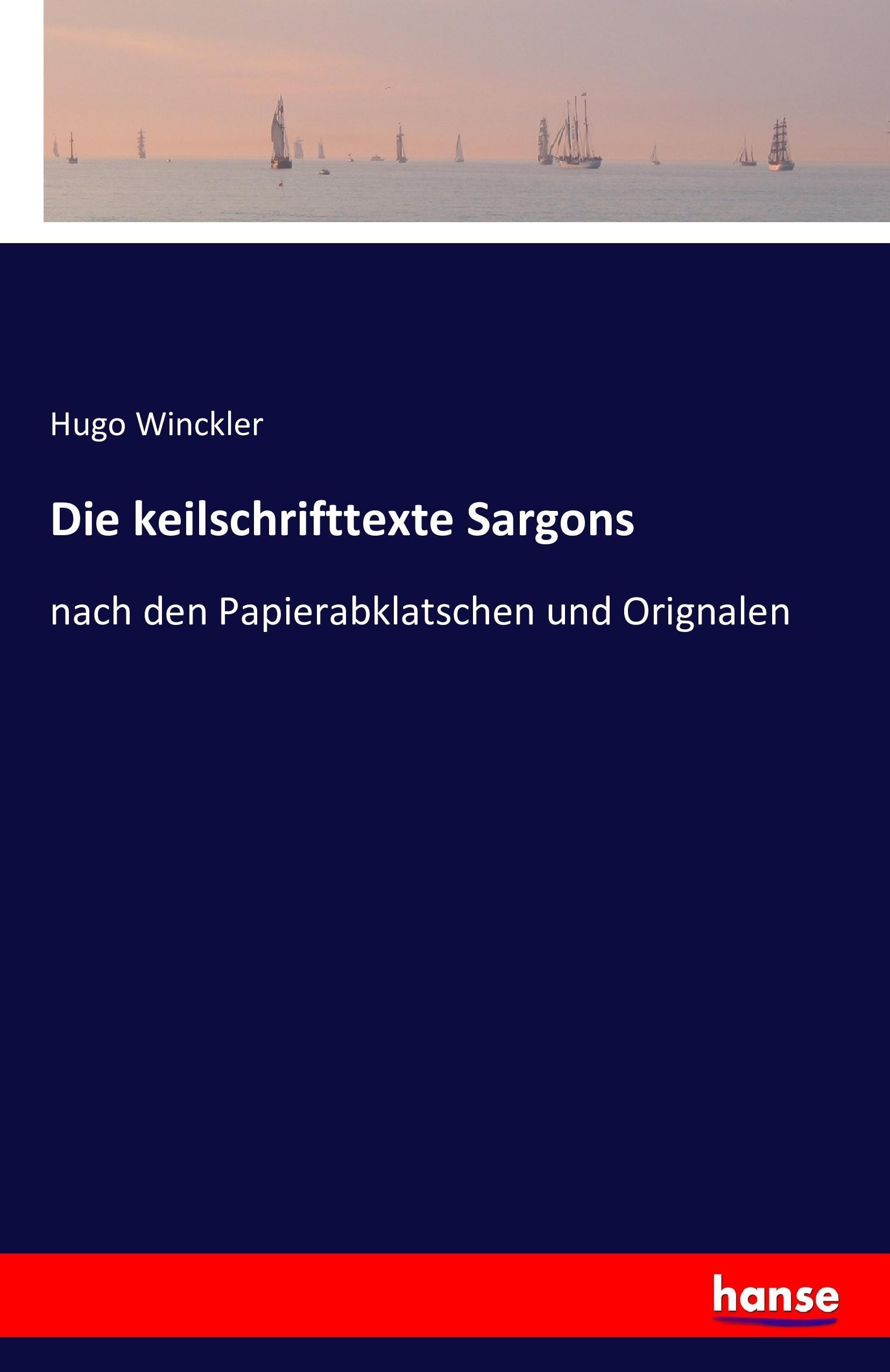 Vorderes Coverbild Die keilschrifttexte Sargons