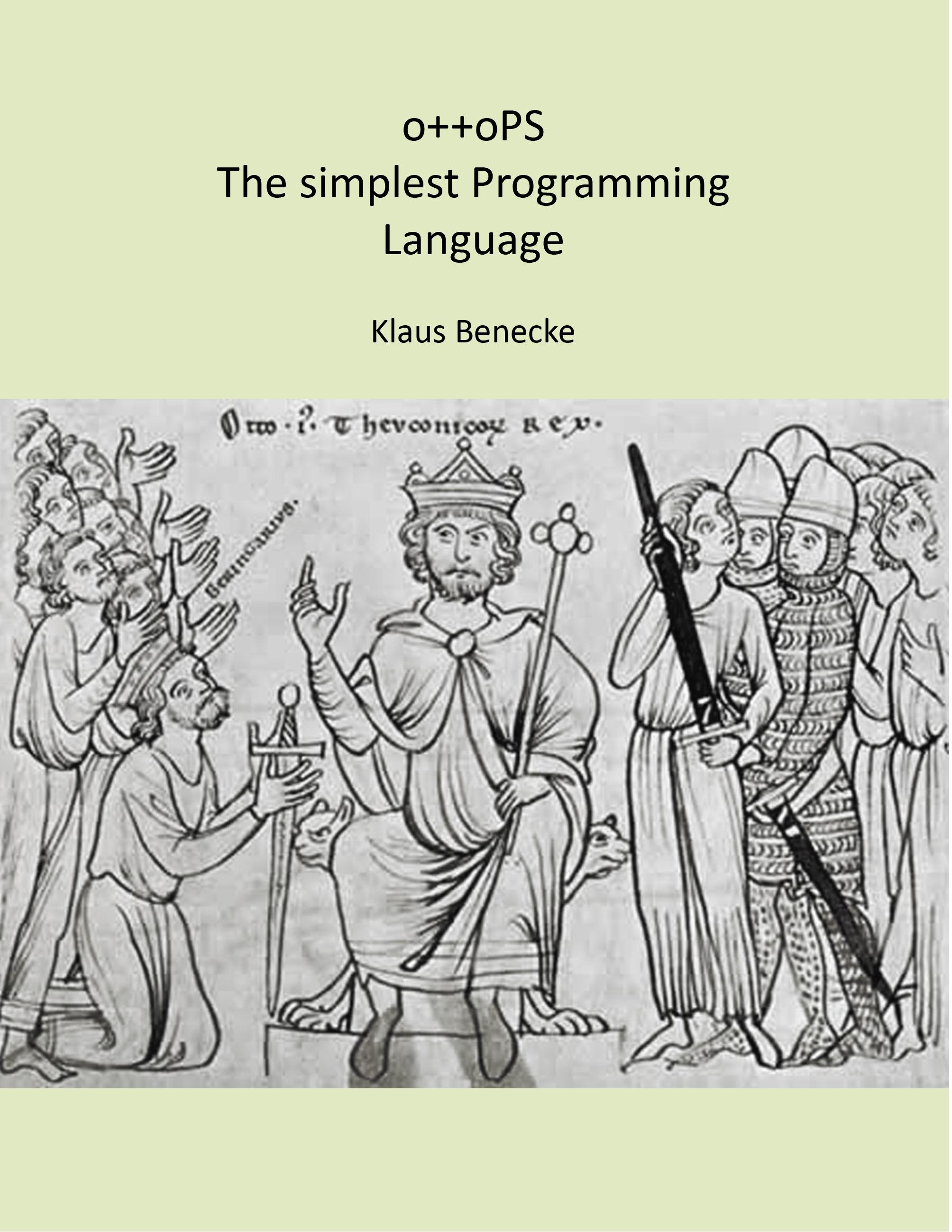 Vorderes Coverbild o++oPS The simplest Programming Language