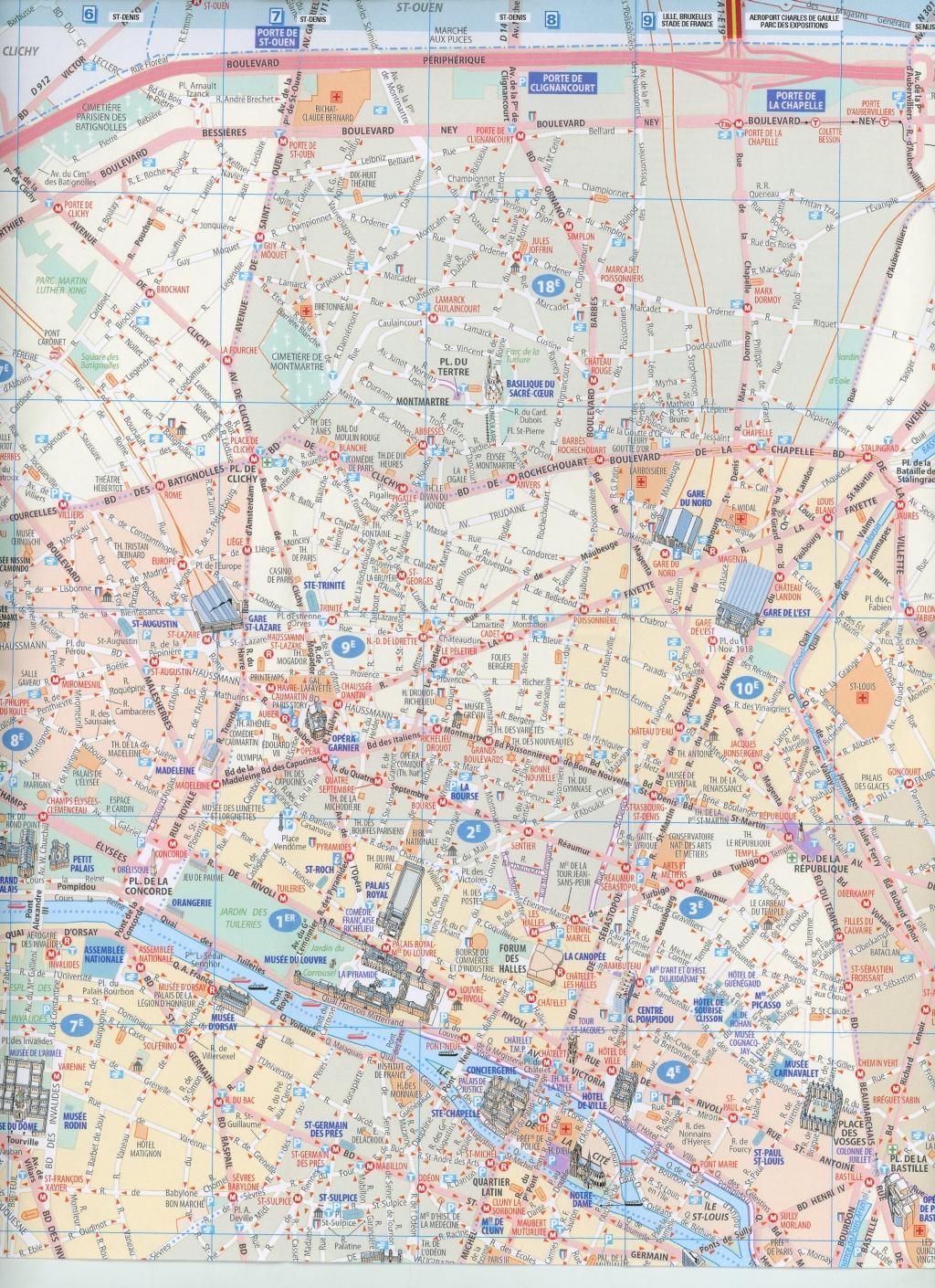 Beispielinhalt (Bild) Michelin Paris Pocket Plan