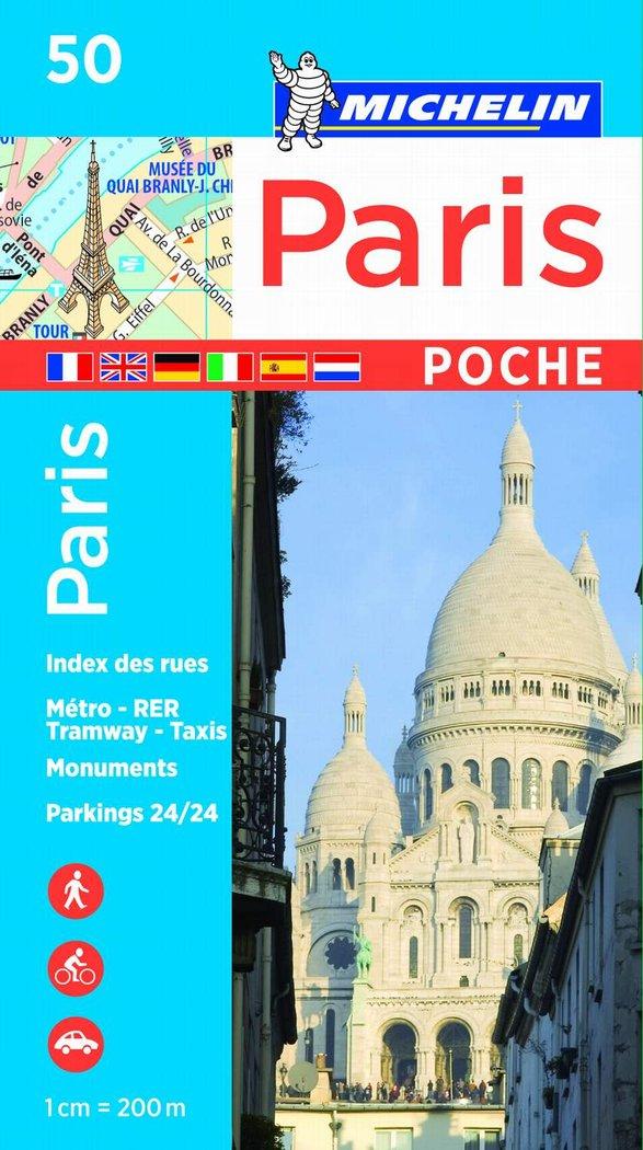 Vorderes Coverbild Paris Pocket - Michelin City Plan 50