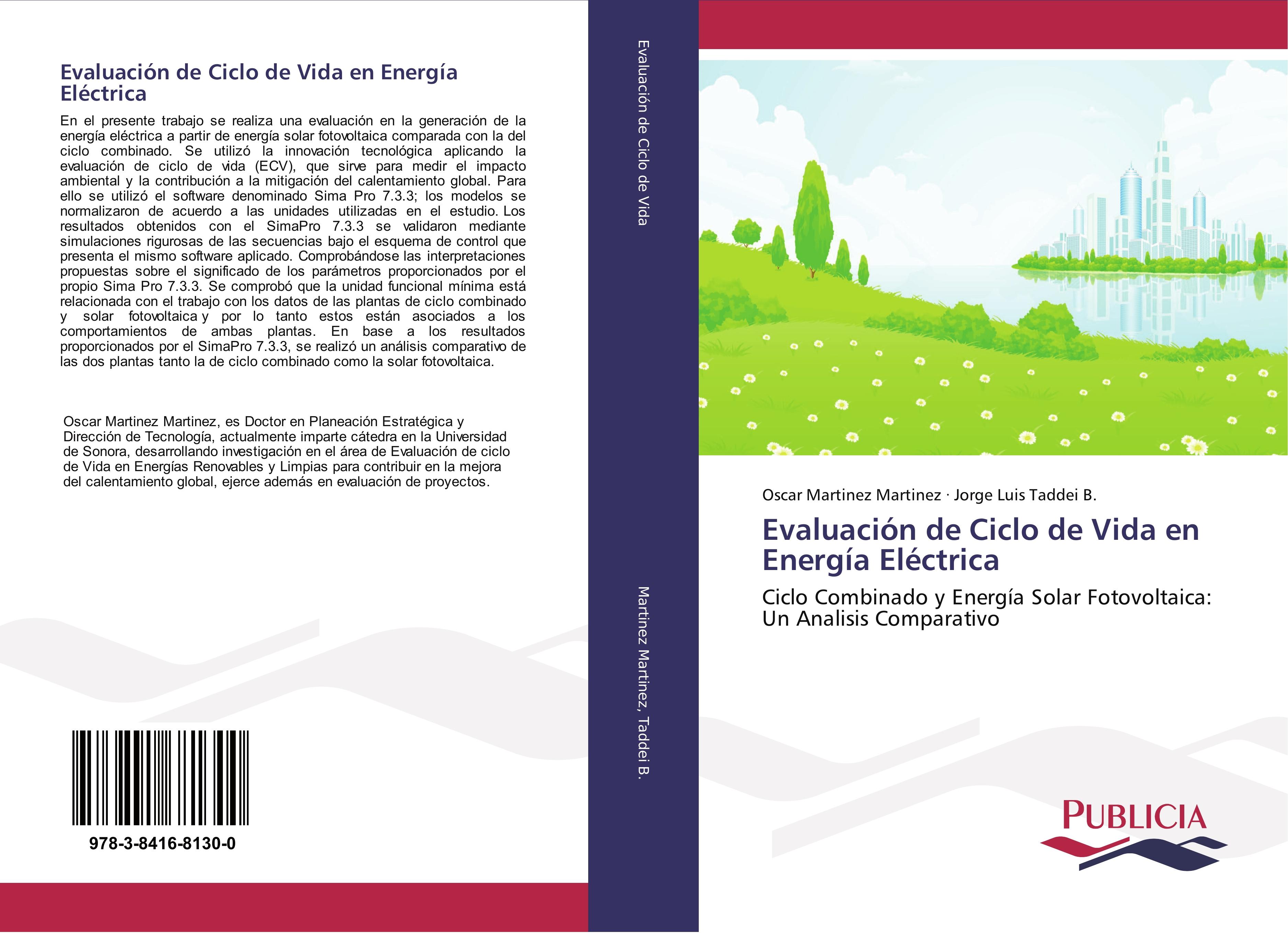 Vorderes Coverbild Evaluación de Ciclo de Vida en Energía Eléctrica
