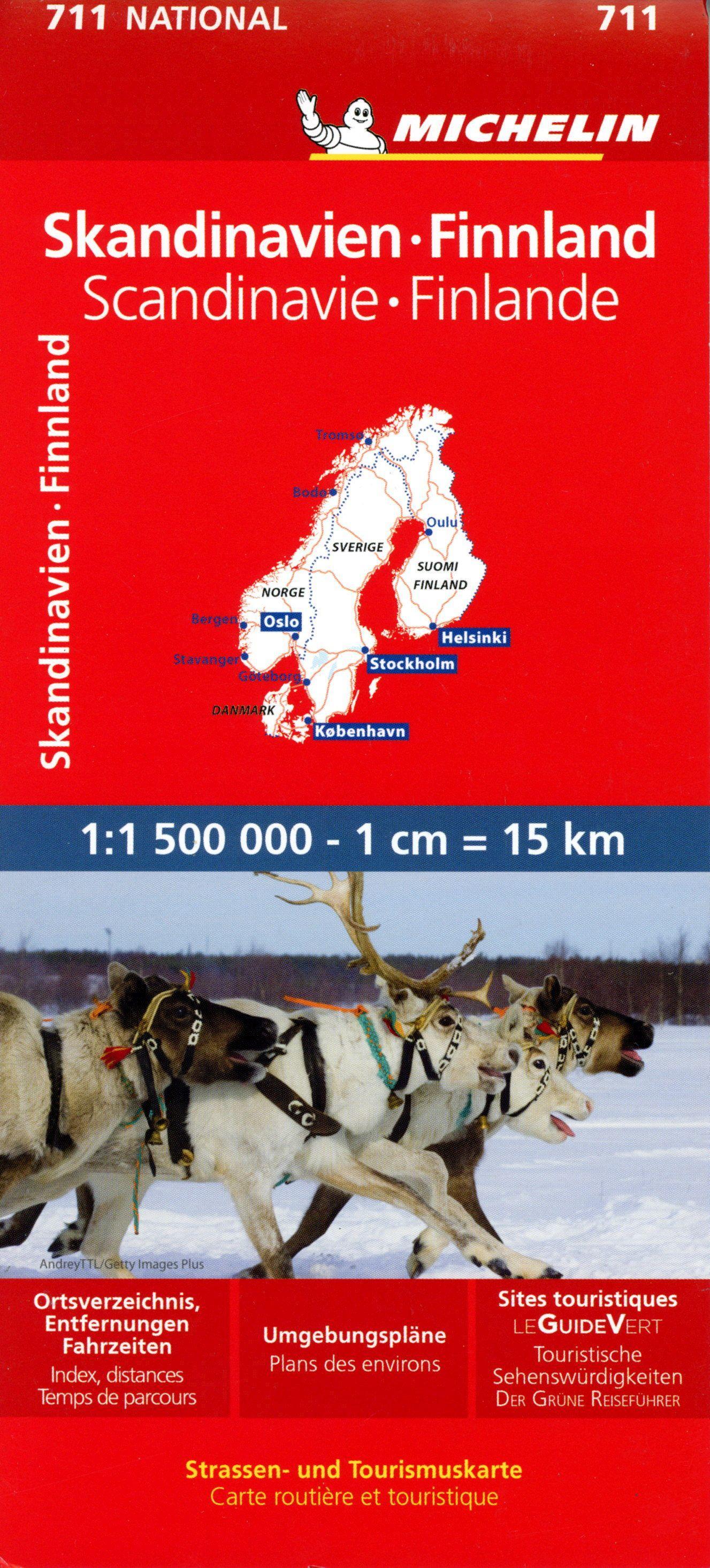 Vorderes Coverbild Michelin Skandinavien - Finnland 1 : 1 500 000