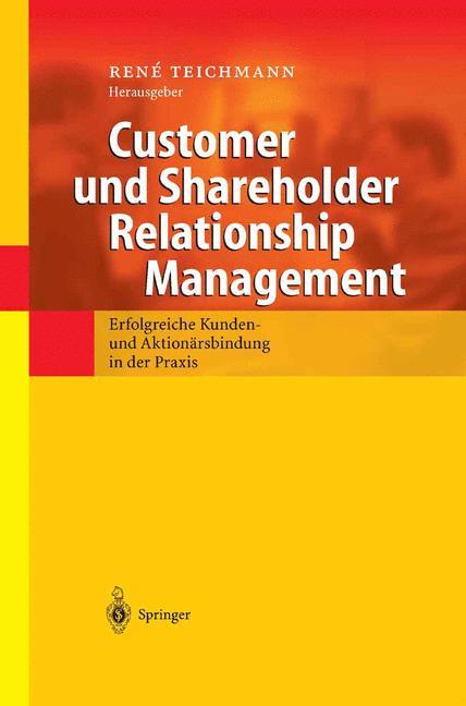 Vorderes Coverbild Customer und Shareholder Relationship Management