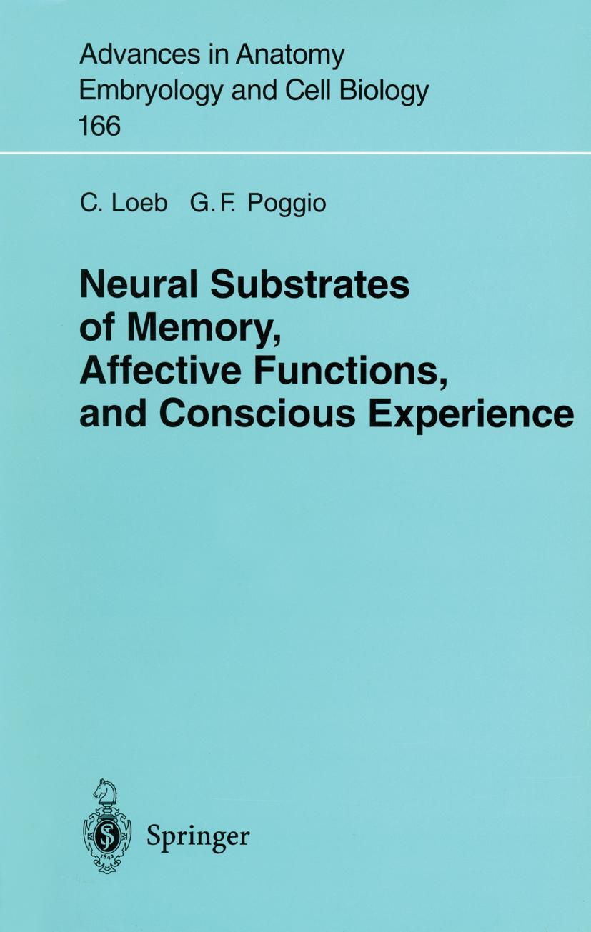 Vorderes Coverbild Neural Substrates of Memory, Affective Functions, and Conscious Experience