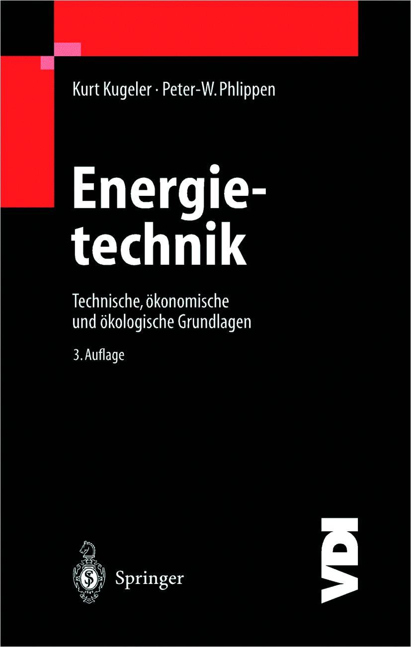 Vorderes Coverbild Energietechnik