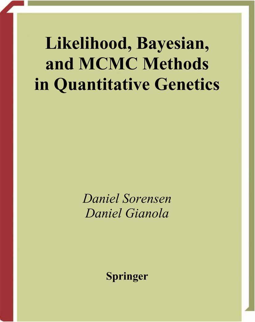 Vorderes Coverbild Likelihood, Bayesian, and MCMC Methods in Quantitative Genetics