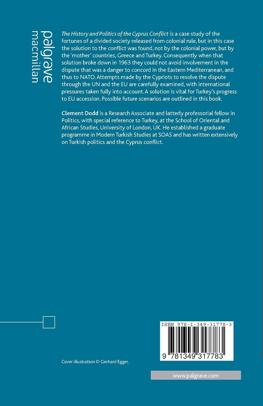 Rückseitencover The History and Politics of the Cyprus Conflict