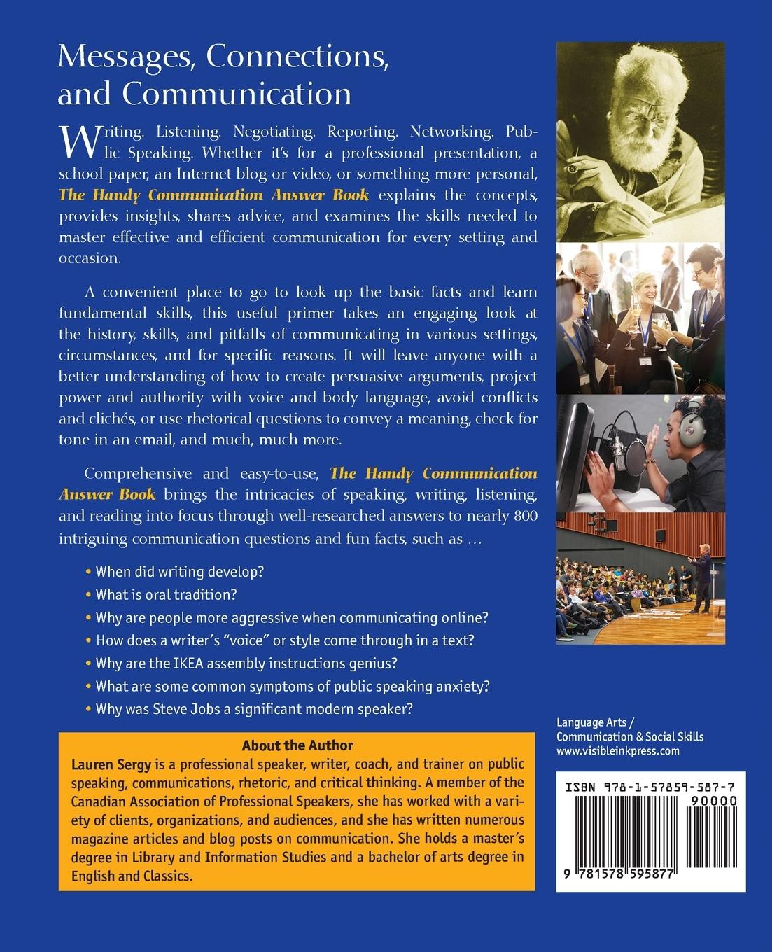 Rückseitencover The Handy Communication Answer Book