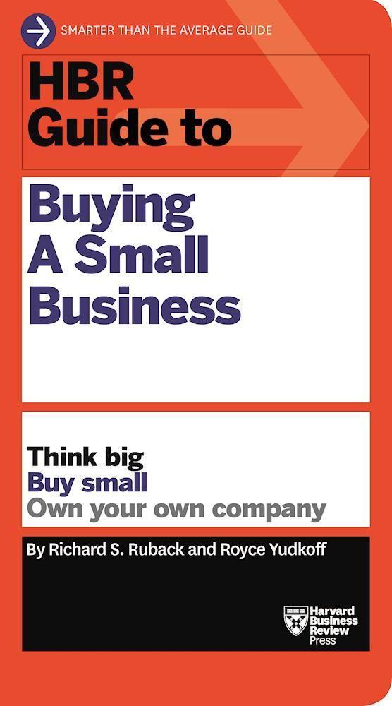 Vorderes Coverbild HBR Guide to Buying a Small Business