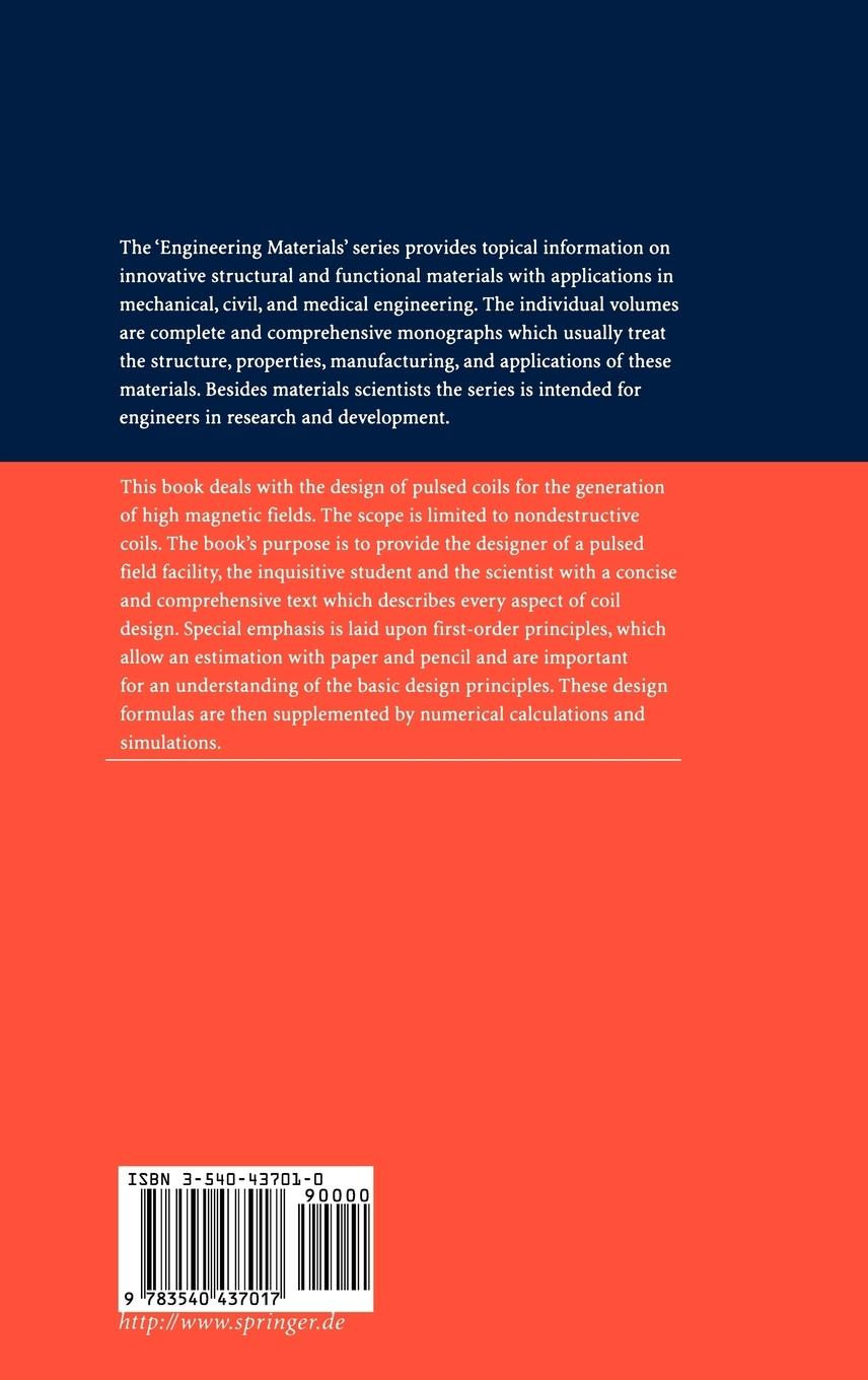 Rückseitencover Principles of Pulsed Magnet Design