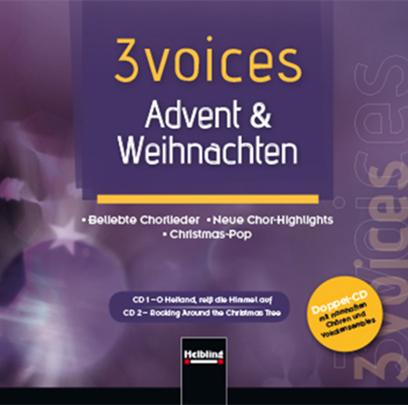 Vorderes Coverbild 3 voices Advent & Weihnachten, Doppel-CD