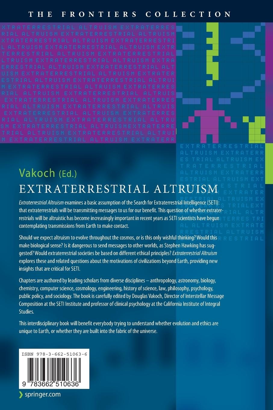 Rückseitencover Extraterrestrial Altruism