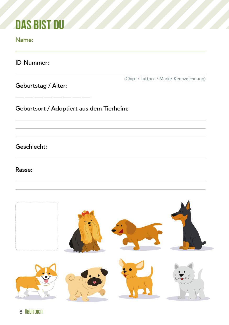 Beispielinhalt (Bild) Mein Hundetagebuch