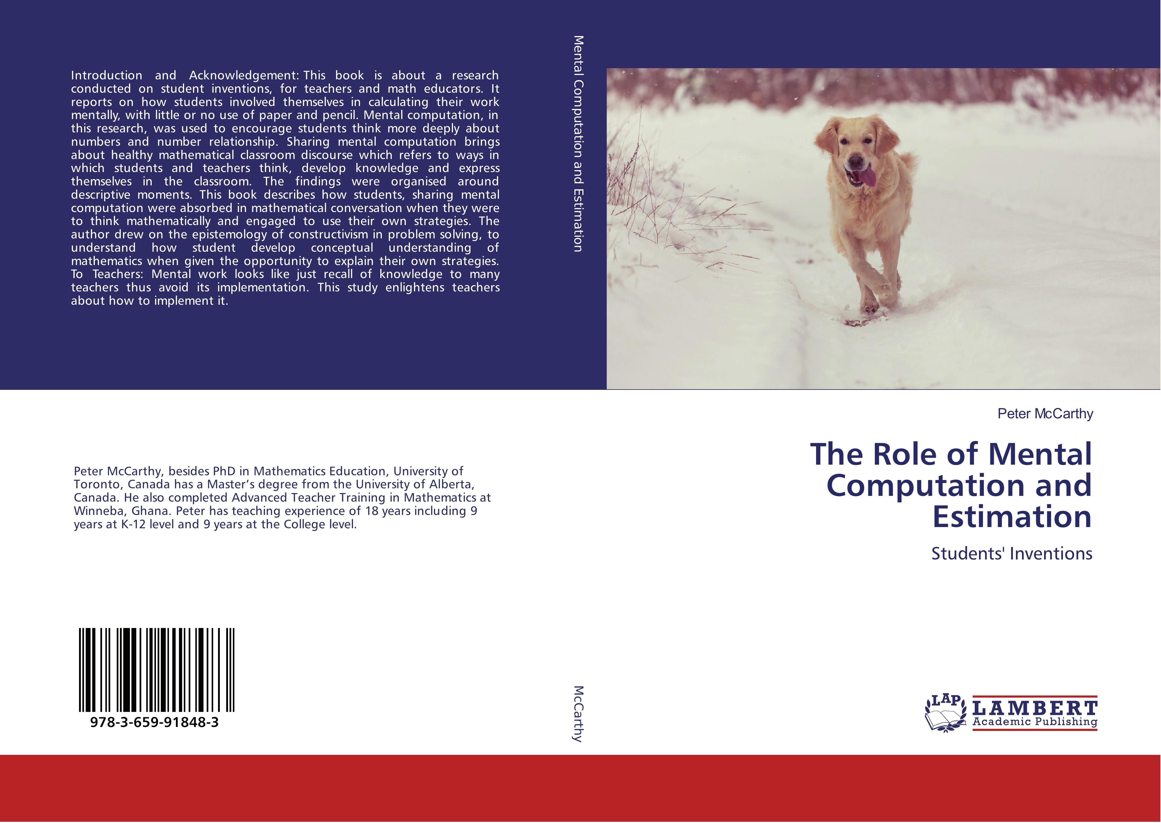 Vorderes Coverbild The Role of Mental Computation and Estimation