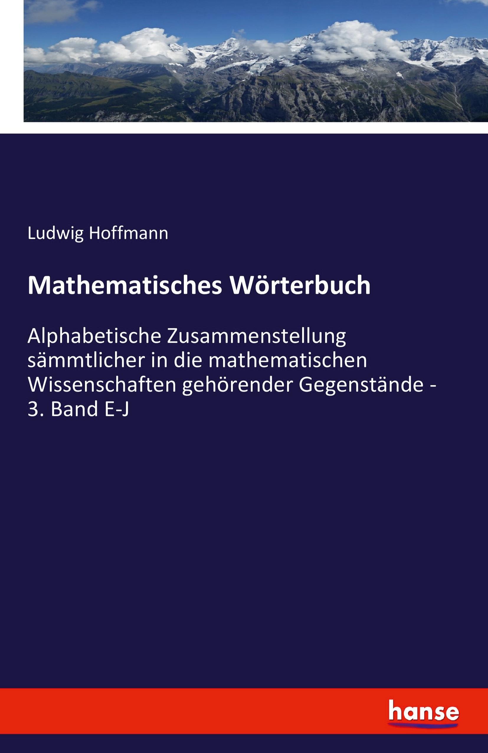 Vorderes Coverbild Mathematisches Wörterbuch