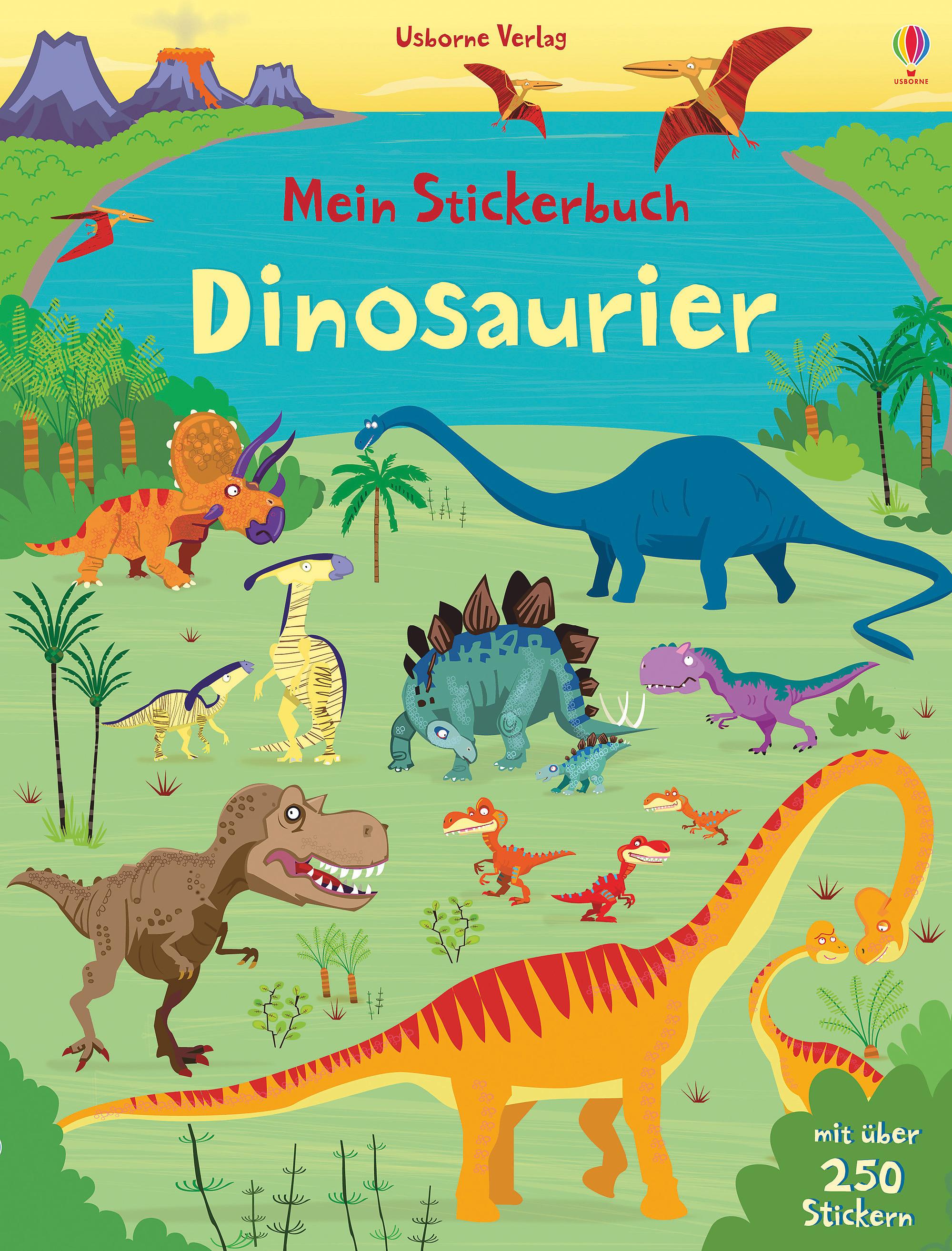 Vorderes Coverbild Mein Stickerbuch: Dinosaurier