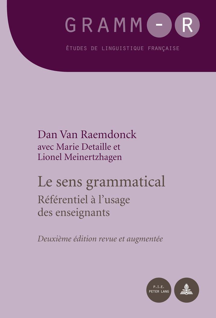 Vorderes Coverbild Le sens grammatical