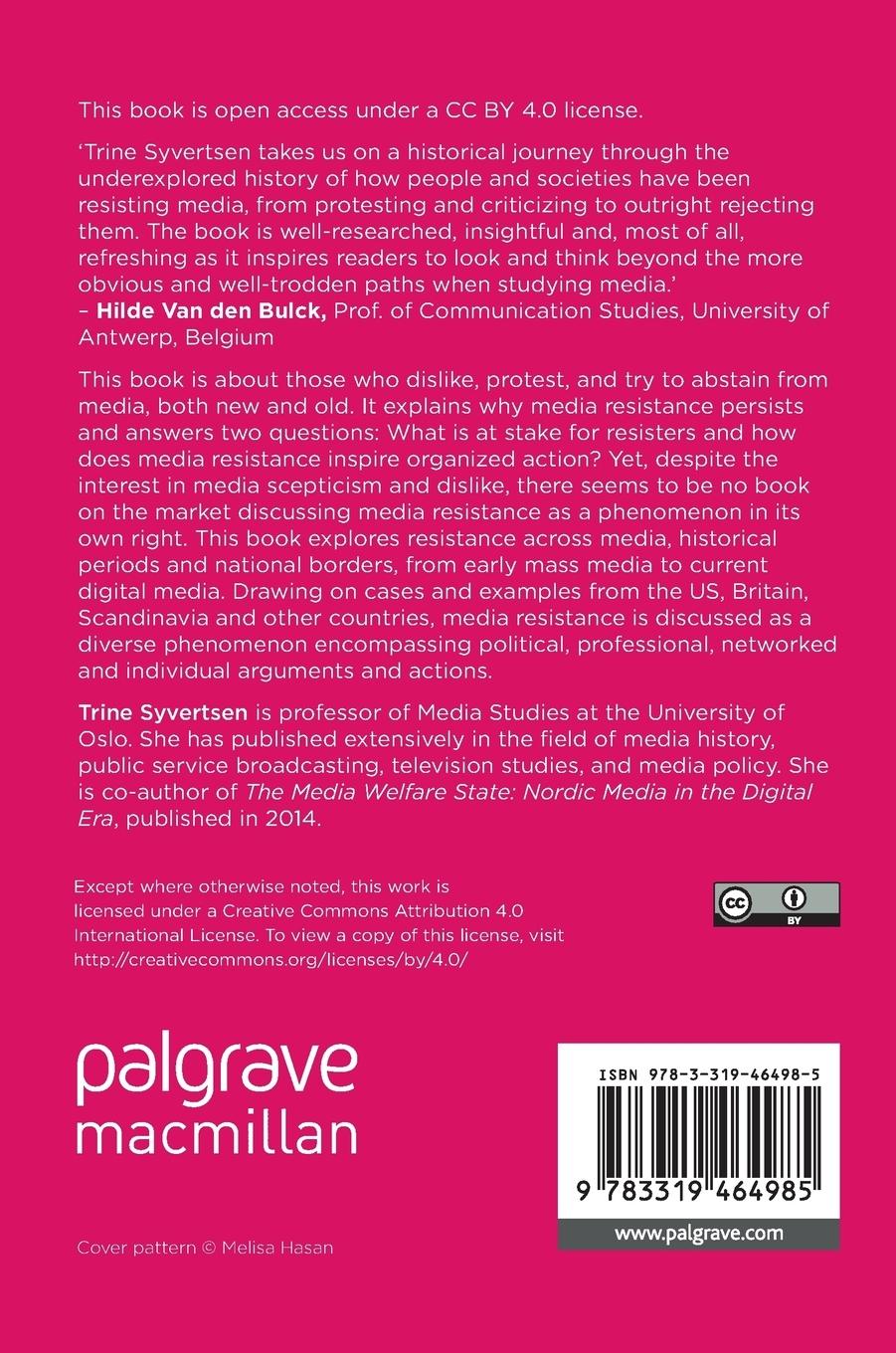 Rückseitencover Media Resistance