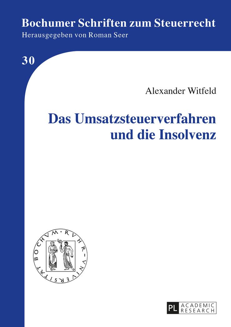 Vorderes Coverbild Das Umsatzsteuerverfahren und die Insolvenz