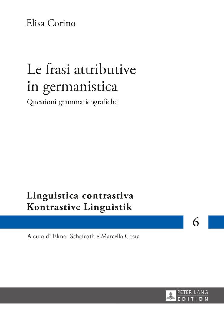 Vorderes Coverbild Le frasi attributive in germanistica