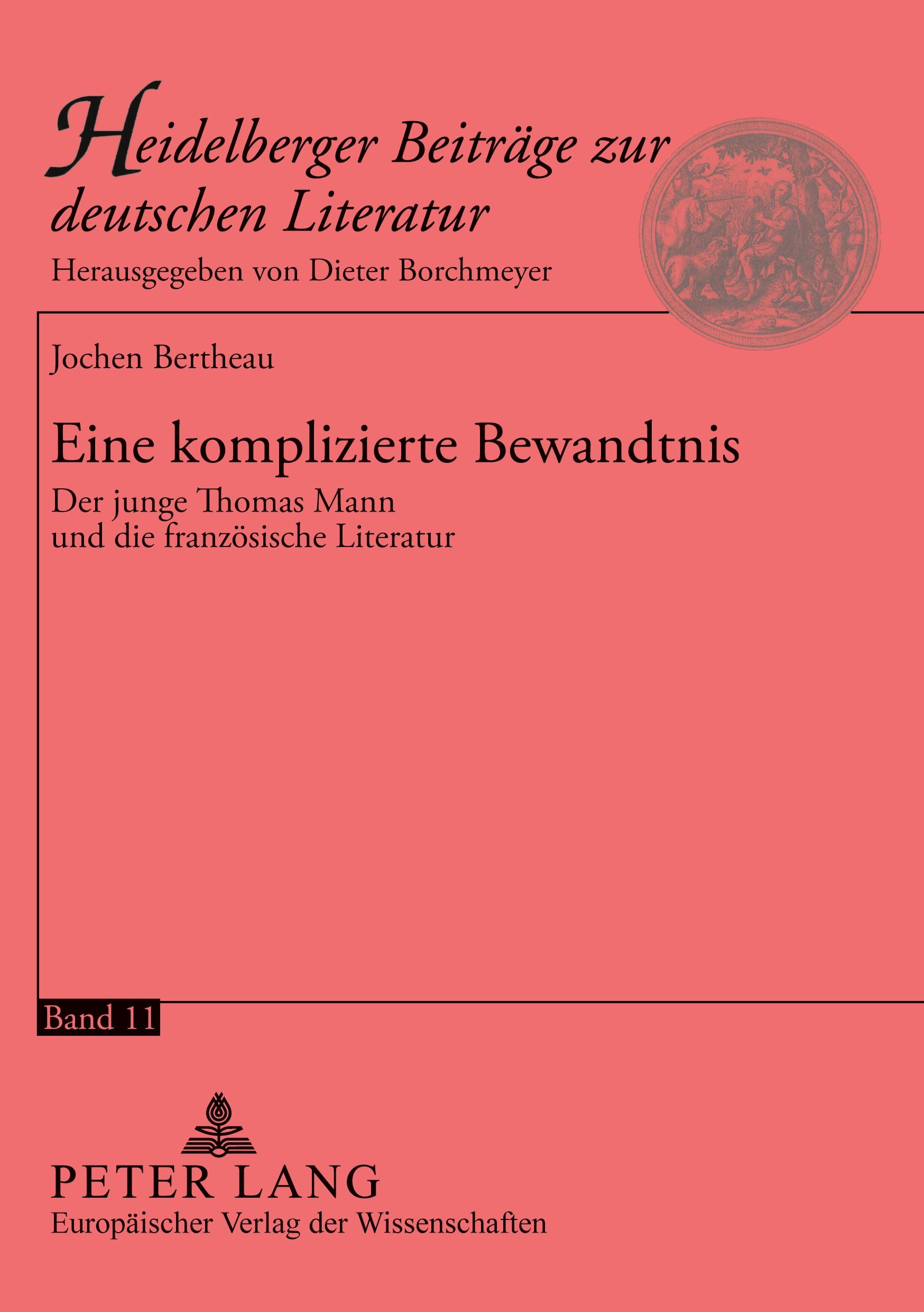 Vorderes Coverbild Eine komplizierte Bewandtnis