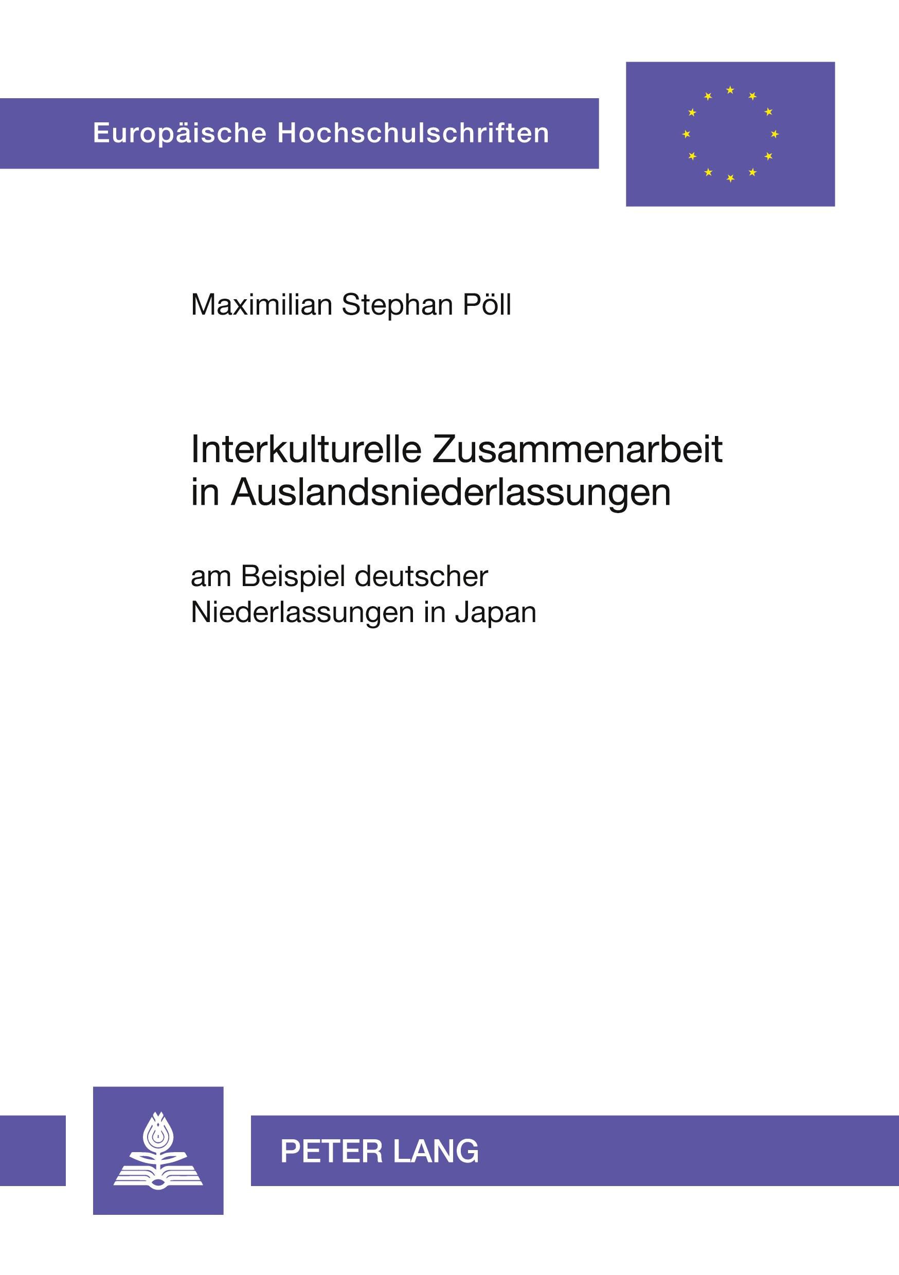Vorderes Coverbild Interkulturelle Zusammenarbeit in Auslandsniederlassungen