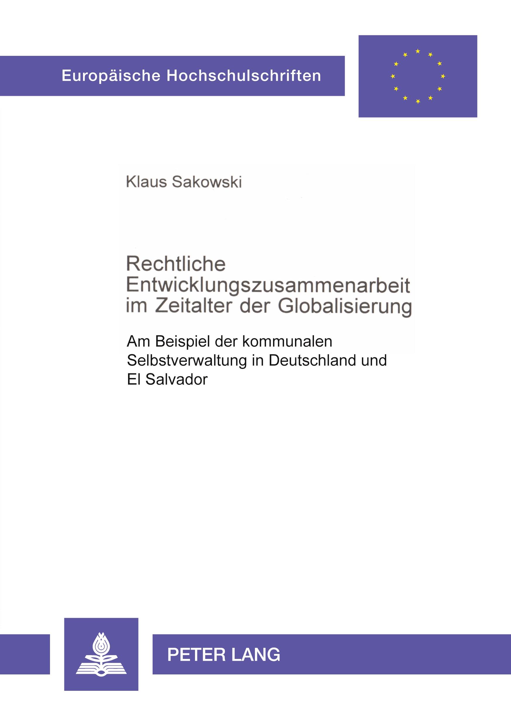 Vorderes Coverbild Rechtliche Entwicklungszusammenarbeit im Zeitalter der Globalisierung